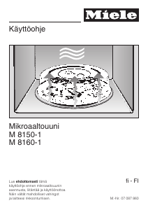 Käyttöohje Miele M 8150-1 Mikroaaltouuni