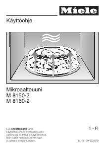 Käyttöohje Miele M 8150-2 Mikroaaltouuni