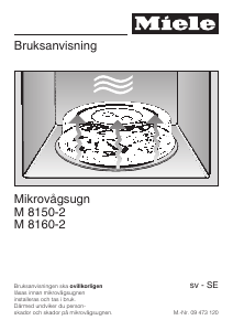 Bruksanvisning Miele M 8160-2 Mikrovågsugn