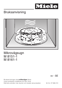 Bruksanvisning Miele M 8161-1 Mikrovågsugn
