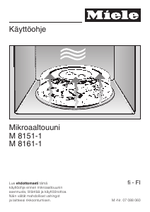 Käyttöohje Miele M 8161-1 Mikroaaltouuni