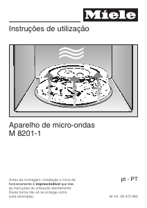 Manual Miele M 8201-1 Micro-onda