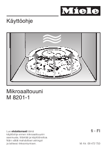 Käyttöohje Miele M 8201-1 Mikroaaltouuni