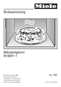 Bruksanvisning Miele M 8261-1 Mikrobølgeovn