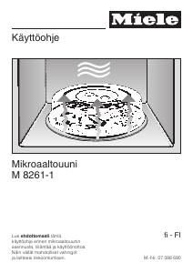 Käyttöohje Miele M 8261-1 Mikroaaltouuni