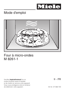 Mode d’emploi Miele M 8261-1 Micro-onde