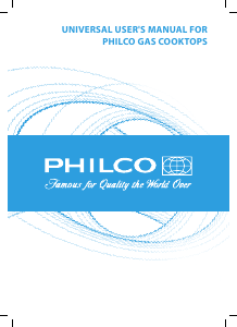 Handleiding Philco PGI 75 CW Kookplaat