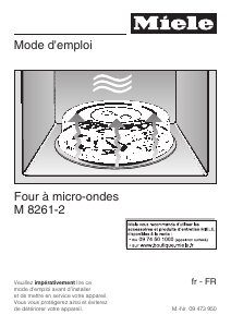 Mode d’emploi Miele M 8261-2 Micro-onde