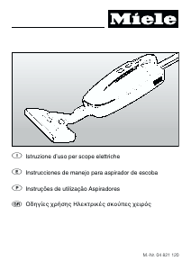 Manuale Miele S 142 Aspirapolvere