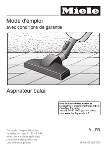 Mode d’emploi Miele S 192 Aspirateur