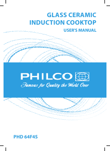 Manual Philco PHD 64 F4S Hob