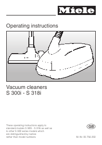 Manual Miele S 300i Vacuum Cleaner