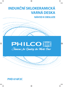Manuál Philco PHD 616 F2C Varná deska