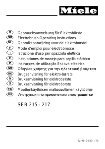 Manual Miele S 456i Aspirador