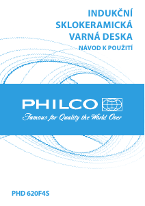 Manuál Philco PHD 620 F4S Varná deska