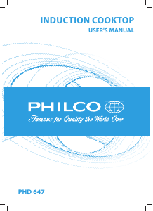 Handleiding Philco PHD 647 Kookplaat
