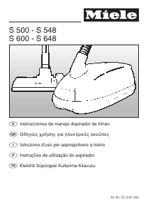 Εγχειρίδιο Miele S 511 Ηλεκτρική σκούπα