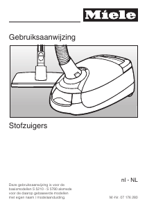 Handleiding Miele S 5220 Stofzuiger