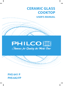 Handleiding Philco PHS 642 FP Kookplaat