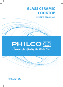 Manuál Philco PHS 3216 C Varná deska