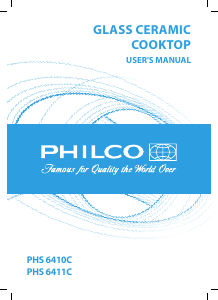 Manual Philco PHS 6410 C Hob