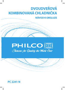 Manuál Philco PC 2241 N Lednice s mrazákem