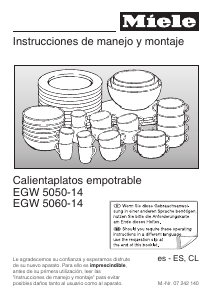 Manual de uso Miele EGW 5060-14 Cajón calentador