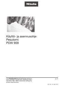 Käyttöohje Miele PDW 909 Kuivaava pesukone