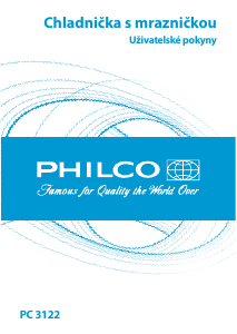 Manuál Philco PC 3122 Lednice s mrazákem