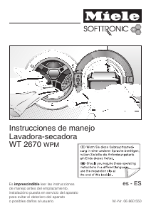 Manual de uso Miele WT 2670 WPM Lavasecadora