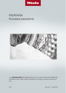 Käyttöohje Miele WTF 115 WCS Series 120 Kuivaava pesukone