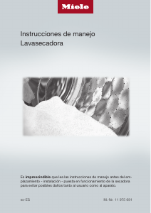 Manual de uso Miele WTR 860 WPM Lavasecadora