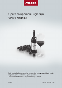 Priručnik Miele KWT 6322 UG-1 Ormarić za vino