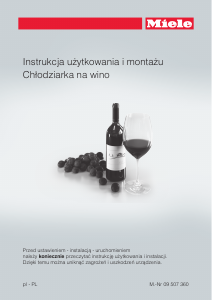 Instrukcja Miele KWT 6832 SGS Chłodziarka do wina