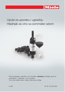 Priručnik Miele KWT 6832 SGS Ormarić za vino