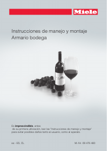 Manual de uso Miele KWT 6832 SGS Vinoteca