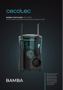 Mode d’emploi Cecotec Bamba ToothCare Jet Clean Hydropulseur