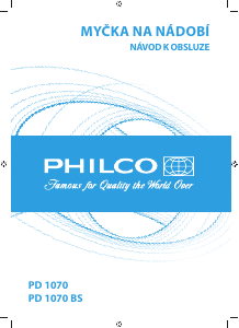 Manuál Philco PD 1070 BS Myčka na nádobí
