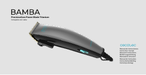 Manual de uso Cecotec PrecisionCare Power Blade Titanium Cortapelos