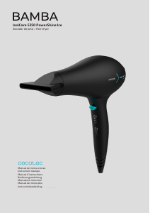 Manual Cecotec IoniCare 5350 PowerShine Ice Hair Dryer