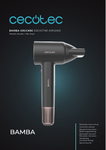 Manual de uso Cecotec IoniCare RockStar AirSonic Secador de pelo