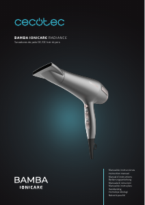 Mode d’emploi Cecotec Bamba IoniCare Radiance Sèche-cheveux