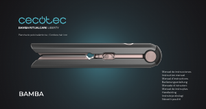 Manual Cecotec Bamba RitualCare Liberty Hair Straightener