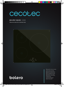 Bedienungsanleitung Cecotec Bolero Squad I 3200 Kochfeld