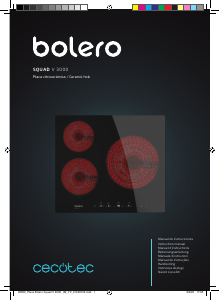 Manual de uso Cecotec Bolero Squad V 3000 Placa