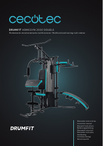 Manual de uso Cecotec Drumfit HomeGym 2000 Double Máquina de ejercicios