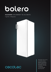 Manual de uso Cecotec Bolero CoolMarket 1D 242 White Refrigerador