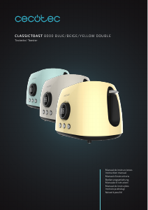 Manuale Cecotec ClassicToast 8000 Yellow Double Tostapane