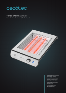 Manual de uso Cecotec Turbo EasyToast Inox Tostador