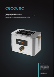 Manuale Cecotec Touch&Toast Double Tostapane